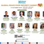 Invitation to speak at the Global Peace Annual Food Security Forum 2024 slated for 17 October 2024